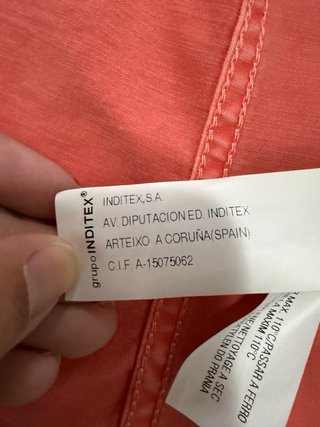 Chaleco INDITEX Talla S Rosa