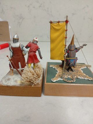 Figuras de plomo: Samurai y Cruzado
