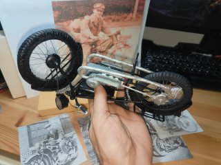 Moto BMW R57 1928 escala 1/10