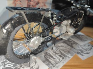 Moto BMW R57 1928 escala 1/10