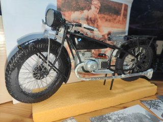 Moto BMW R57 1928 escala 1/10