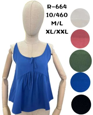 Top corto elástico R672 M/L XL/XXL 685740093 llama