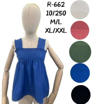 Top corto elástico R672 M/L XL/XXL 685740093 llama