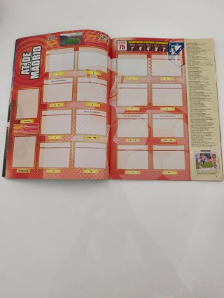 Álbum Cromos Liga BBVA 2011-2012 Está vacío