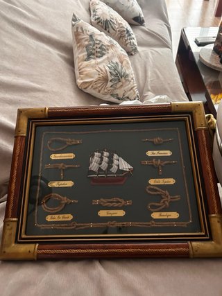 Cuadro Nudos Marinos Barco Velero