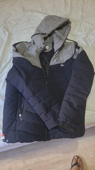 Chaqueta Lacoste Negra y Gris