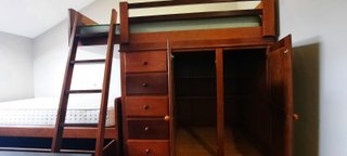 Conjunto 2 camas madera buen estado