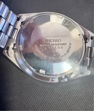 Reloj Seiko Automático Plata y Blanco