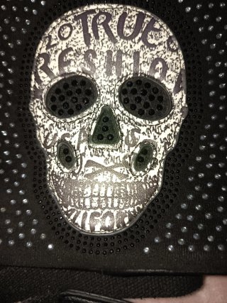 Bolso Negro Calavera con Tachuelas
