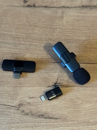 Micrófono inalámbrico Lavalier para iPhone / USB-C