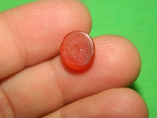 Anillo Ibero Romano Alacrán Piedra Roja