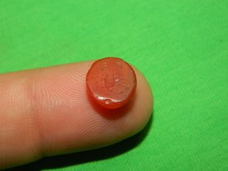 Anillo Ibero Romano Alacrán Piedra Roja