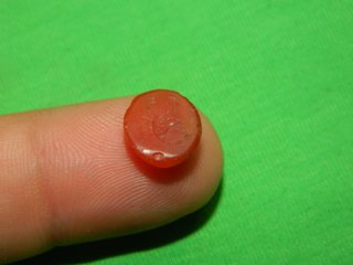 Anillo Ibero Romano Alacrán Piedra Roja
