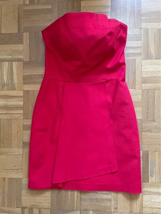 Vestido Naf Naf Rojo Talla 36 Nuevo