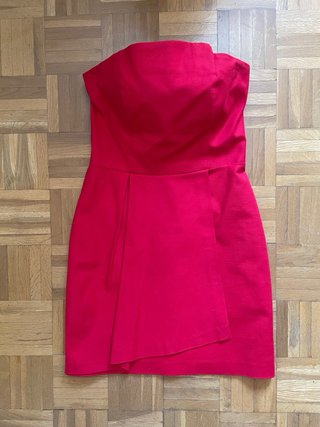 Vestido Naf Naf Rojo Talla 36 Nuevo