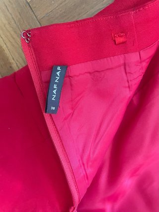 Vestido Naf Naf Rojo Talla 36 Nuevo