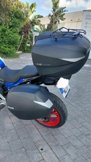 BMW XR900 Adventure Moto Azul/Blanco