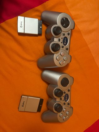 2 Mandos PS2 Inalámbricos Logic3