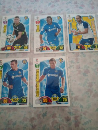 Cromos Liga 2017/2018 Gualta, Djene, Montero