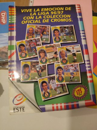 Álbum cromos Liga 96/97
