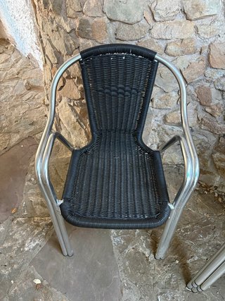 Sillas de terraza apilables