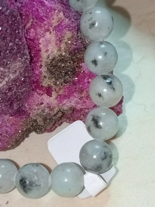 Pulsera Jaspe Kiwi Elástica