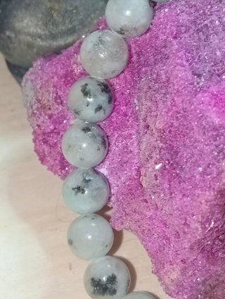 Pulsera Jaspe Kiwi Elástica