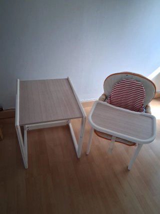 Trona convertible para bebé