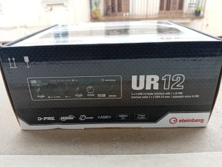 Interfaz de Sonido Steinberg UR12 + Cubase Ai