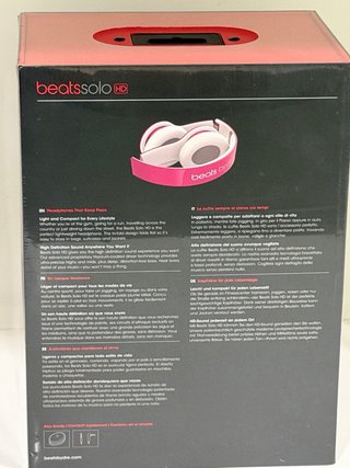 Beats Solo HD Rosa Chicle Nuevos Precintados