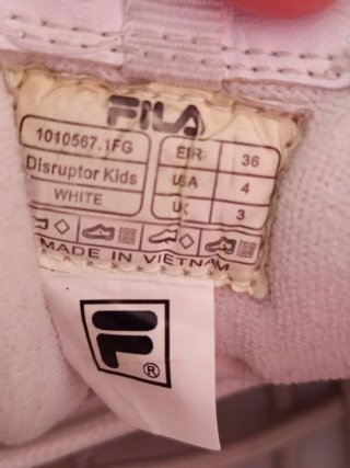Deportivas Fila Talla 36 Blancas