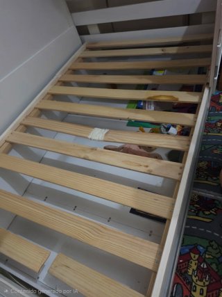 Cama infantil casita madera
