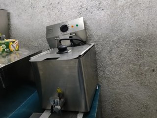 Freidora industrial acero inoxidable