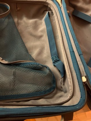 Maleta Samsonite pequeña azul oscuro