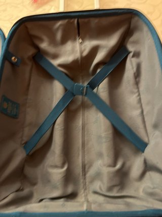 Maleta Samsonite pequeña azul oscuro