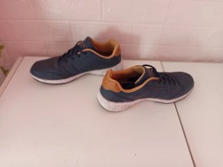 Deportivas Fashion Azul y Marrón Talla 42