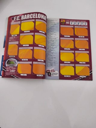 Álbum Cromos Liga BBVA 2010-2011 Album vacío