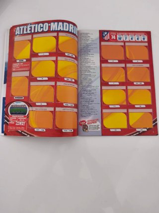 Álbum Cromos Liga BBVA 2010-2011 Album vacío