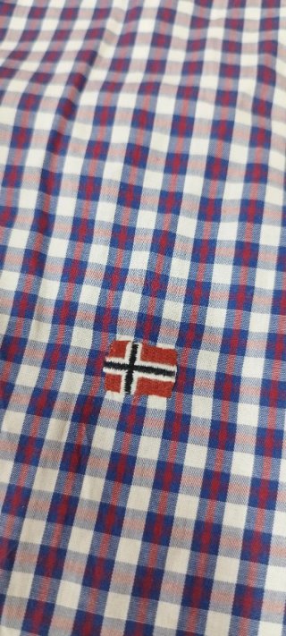 Camisa Napapijri Morada Cuadros talla XXL