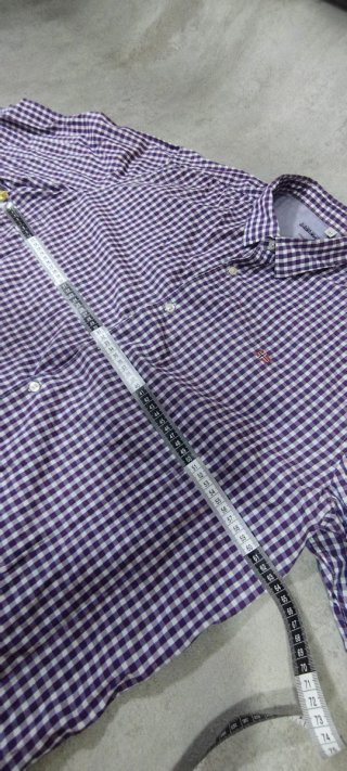 Camisa Napapijri Morada Cuadros talla XXL