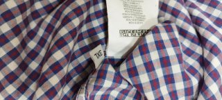 Camisa Napapijri Morada Cuadros talla XXL