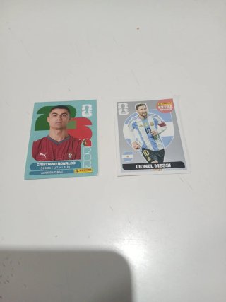 Cromos Mundial FIFA 2026 Cristiano Ronaldo y Messi