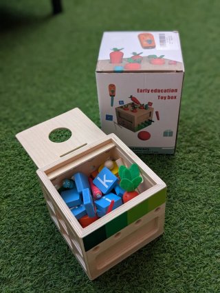 Caja Juguete Madera Educativa Infantil