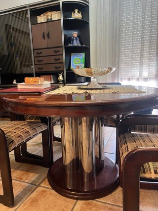 Muebles Salón Retro Madera Maciza Años 70