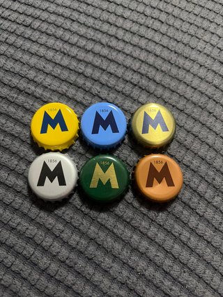 Chapas Cerveza Moritz 1856 (6 unidades)