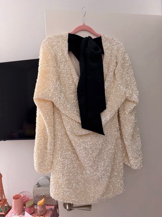 Vestido lentejuelas H&M talla L