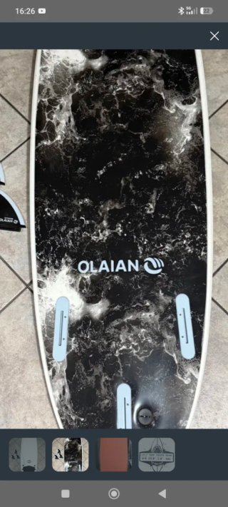 Tabla Surf Olaian 6'0 46L + quillas y leash
