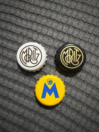 3 Chapas Cerveza Moritz