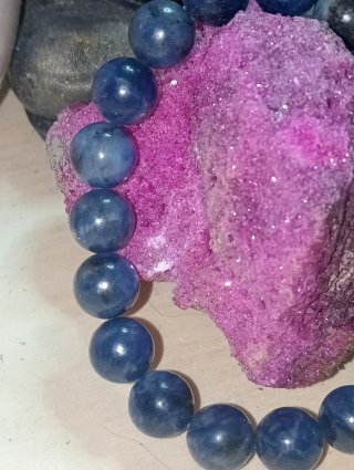 Pulsera elástica sodalita natural