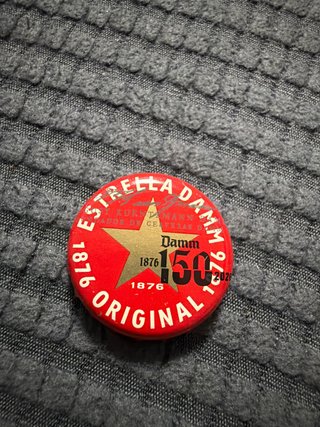 Chapa Estrella Damm 150 Aniversario